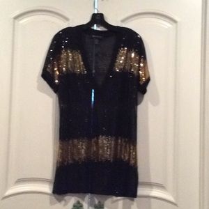 INC Sheer Sequenced Tunic